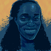 Golden (A portrait of @shirlywhirlmd. Ilustração tradicional projeto de Seny - 28.11.2021