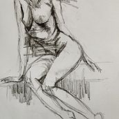 Mon projet du cours : Principes de base du dessin de corps humains au fusain. Fine Arts, Drawing, Realistic Drawing, and Figure Drawing project by nadinebrisson632 - 03.20.2023