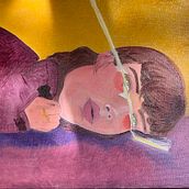 Meu projeto do curso: Retratos contemporâneos a óleo. Traditional illustration, Fine Arts, Painting, and Oil Painting project by Luciana Porphirio - 03.26.2023