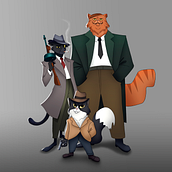 Máfia Gatuno Ein Projekt aus dem Bereich Design von Figuren von Eduardo Lima - 12.03.2023