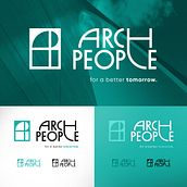 Architectural logo - Il mio progetto del corso: Branding e disegno a mano: crea loghi originali. Design, Br, ing, Identit, Graphic Design, Packaging, Lettering, Logo Design, H, and Lettering project by pappamanu - 03.20.2023