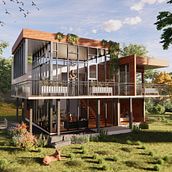 Mi proyecto del curso: Diseño y modelado arquitectónico 3D con Revit. 3D, Arquitetura, Arquitetura de interiores, Modelagem 3D, Arquitetura digital, e Visualização arquitetônica projeto de mayraljaimes - 27.02.2023