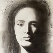 My project for course: Artistic Charcoal Portraiture: Creating Atmosphere. Drawing, Portrait Drawing, Realistic Drawing, and Artistic Drawing project by richard_nind - 03.19.2023