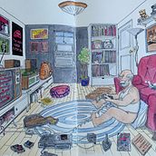 My project for course: Creative Sketching: Fill Your Illustrations with Life and Detail. Traditional illustration, Sketching, Pencil Drawing, Drawing, Watercolor Painting, Sketchbook & Ink Illustration project by mario_256413 - 03.07.2023