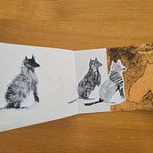 Experimental monoprint animals. Un projet de Peinture, Esquisse  , et Estampe de lesley6968 - 21.03.2023