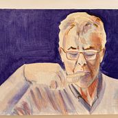 My project for course: Artistic Portrait with Watercolors. Fine Arts, Painting, Watercolor Painting, and Portrait Drawing project by Anne Tanguy Taddonio - 03.21.2023