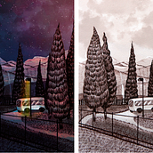 Mi proyecto del curso: Dibujo, pintura y digitalización en Photoshop de mundos imaginarios. Drawing, Digital Illustration, Architectural Illustration, Narrative, and Traditional illustration project by Natalia Blackthorn - 03.21.2023