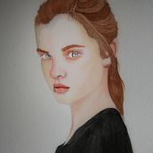 My project for course: Watercolor Portrait from a Photo. Traditional illustration, Watercolor Painting, and Portrait Drawing project by Sophia S - 03.19.2023