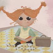 My project for course: Children’s Character Creation: Techniques and Styles. Design de personagens, Desenho, Ilustração digital, Ilustração infantil, Desenho digital, e Pintura digital projeto de Amanda Friberg - 21.03.2023
