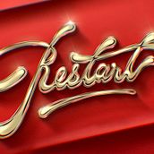 My project for course: Designing 3D Chrome Letters in Procreate. Tipografia, e Desenho tipográfico projeto de teresalau0116 - 21.03.2023