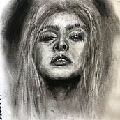 My project for course: Artistic Charcoal Portraiture: Creating Atmosphere. Projekt z dziedziny Trad, c, jna ilustracja,  Sztuki piękne,  R, sunek, Portret, R, sunek realist, czn,  R, sunek art, st i czn użytkownika lauramac_88 - 22.03.2023