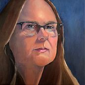 My project for course: Portrait Painting with Oil: Explore Light and Shade. Fine Arts, Painting, and Oil Painting project by Mary Johnson - 03.22.2023
