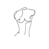 Arte digital em linha contínua. Een project van Traditionele illustratie y Digitale tekening van Bianca Bogado - 10.11.2022
