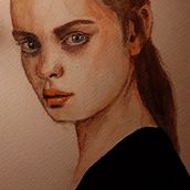 My project for course: Watercolor Portrait from a Photo. Ilustração tradicional, Pintura em aquarela, e Desenho de retrato projeto de Tanja Reić - 22.03.2023
