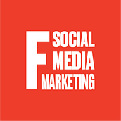F Social Media Marketing. Design, Br, ing, Identit, Logo Design, and Web Design project by Daniel Salazar - 03.22.2023