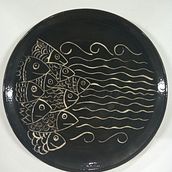 Mi proyecto del curso: Ilustración de cerámica con scratch art. Traditional illustration, Arts, Crafts, Fine Arts, Drawing, Ceramics, and Engraving project by mc75fassi - 03.23.2023