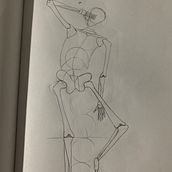 Mi proyecto del curso: Dibujo anatómico para principiantes. Un proyecto de Bellas Artes, Bocetado, Dibujo a lápiz, Dibujo, Dibujo realista y Dibujo anatómico de Génesis Colmenares - 22.03.2023