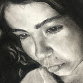 Meu projeto do curso: Retrato artístico com carvão vegetal: criando atmosferas. Traditional illustration, Fine Arts, Drawing, Portrait Drawing, Realistic Drawing, and Artistic Drawing project by Sonia Sequeira - 03.23.2023
