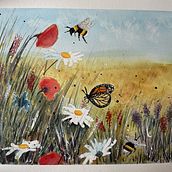 Mi proyecto del curso: Ilustración naturalista con acuarela y carboncillo. Traditional illustration, Painting, and Naturalistic Illustration project by Elizabeth Posada - 03.20.2023