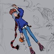 mi primer dibujo con fondo :D. Traditional illustration, Design, and Fine Arts project by BranSS - 04.03.2022