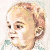 Mon projet après avoir suivi le cours: Portrait artistique à l’aquarelle. Fine Arts, Painting, Watercolor Painting, and Portrait Drawing project by Kevin Candusso - 03.20.2023