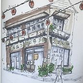 My project for course: Expressive Architectural Sketching with Colored Markers. Sketching, Drawing, Architectural Illustration, Sketchbook & Ink Illustration project by nmlaw - 03.20.2023