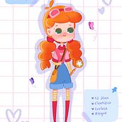 Mi proyecto del curso: Diseño de personajes para animación con Photoshop. Animation, Character Design, and Character Animation project by Laura Rodríguez - 03.24.2023