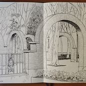 Mi proyecto del curso: Diario ilustrado: llena tu sketchbook de vivencias. Traditional illustration, Sketching, Drawing, Sketchbook & Ink Illustration project by jzalacain - 03.25.2023