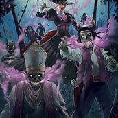Venganza de la tumba. Traditional illustration, Editorial Illustration, Character Design, and Game Design project by Rodrigo Campos - 04.30.2022