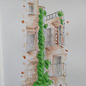 Il mio progetto del corso: Disegno architettonico espressivo con pennarelli colorati. Een project van  Schetsen,  Tekening,  Architecturale illustratie, Sketchbook y  Illustratie met inkt van Vito - 25.03.2023