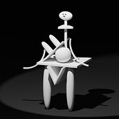 My project for course: 3D Character Creation in Blender. Un progetto di 3D, Character design, Modellazione 3D, Character design 3D e Progettazione 3D di ghizt - 26.03.2023