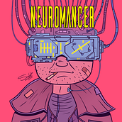 neuromancer . % Souslik Schmidt tarafından hazırlanan Geleneksel illüstras, Ve on projesi - 03.27.2023