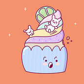 Mein Abschlussprojekt für den Kurs: Illustration im Kawaii-Stil: Gestalte niedliche Welten, die Freude bereiten. Character Design, Digital Illustration, and Manga project by chrikom - 03.27.2023