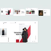 Fashion Website Design. Design, Web Design, Design gráfico, UX / UI, e Criatividade projeto de karthi keyan - 26.03.2023