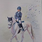 Acuarela Berta&Altanero. Un proyecto de Bellas Artes, Pintura, Dibujo, Pintura a la acuarela, Dibujo de Retrato, Dibujo realista y Dibujo artístico de Beatriz Ripodas - 25.03.2023