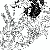 Mi proyecto del curso: Diseño e ilustración digital de tatuajes con Procreate. Traditional illustration, Graphic Design, Digital Illustration, Tattoo Design, and Digital Drawing project by Osiris López - 03.27.2023