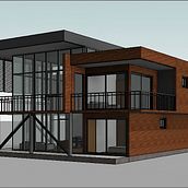 Mi Proyecto en Revit. Un proyecto de Diseño, 3D, Arquitectura y Modelado 3D de Matias Rosello - 26.03.2023