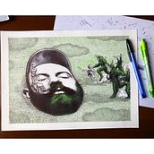 Il mio progetto del corso: Illustrazione artistica surrealista con penna a sfera. Traditional illustration, Drawing, Artistic Drawing & Ink Illustration project by Domenico Santomartino - 03.20.2023