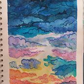Mi proyecto del curso: Creación de paletas de color con acuarela. Traditional illustration, Fine Arts, Painting, Watercolor Painting, and Color Theor project by jenbogosud - 03.28.2023