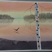 Il mio progetto del corso: Paesaggi ad acquerello ricchi di atmosfera. Fine Arts, Painting, and Watercolor Painting project by Luciana Amato - 03.28.2023