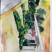 Mein Abschlussprojekt für den Kurs: Reiseskizzen in Aquarell: Fange deine Umgebung ein. Un proyecto de Ilustración tradicional, Pintura a la acuarela y Sketchbook de lady_kalliope - 28.03.2023