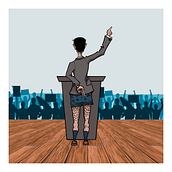 Politicamente Incorrecto. Traditional illustration, Animation, Digital Illustration, Narrative, and Animated Illustration project by Franco Moyano - 03.26.2023