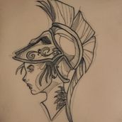 Mi proyecto del curso: Diseño e ilustración digital de tatuajes con Procreate. Un progetto di Illustrazione tradizionale, Graphic design, Illustrazione digitale, Design di tatuaggi e Disegno digitale di Carmen Gonzalez Rodriguez - 29.03.2023