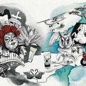My project for course: Illustration with Procreate: Create Detailed Compositions. Design, Traditional illustration, Digital Illustration, and Digital Painting project by trinyatart - 03.20.2023