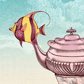La Familia Teteravestruz. Un proyecto de Ilustración tradicional, Ilustración digital y Collage de Pepetto - 01.03.2015
