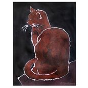 My project for course: Batik Illustration: Wax-Resist Dyeing. Un progetto di Illustrazione tradizionale, Artigianato, DIY e Tintura tessile di Päivi Remes - 26.03.2023