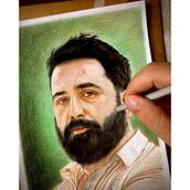 Il mio progetto del corso: Ritratto creativo in chiaroscuro con matita. Traditional illustration, Pencil Drawing, Portrait Drawing, Artistic Drawing, and Colored Pencil Drawing project by Domenico Santomartino - 03.29.2023