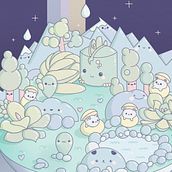 My project for course: Designing Kawaii Worlds: Spread Joy Through Illustration. Un progetto di Character design, Illustrazione digitale e Manga di Anna Fox - 29.03.2023