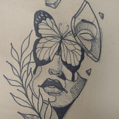 Meu projeto do curso: Tatuagem para principiantes. Tattoo Design project by Andrade Junior - 03.29.2023