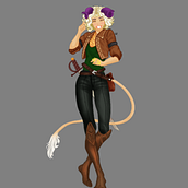 Meu projeto do curso: Criação de personagens femininas estilo cartoon com Procreate. Ilustração tradicional, Ilustração digital, e Desenho digital projeto de Laisla Oliveira - 03.02.2023